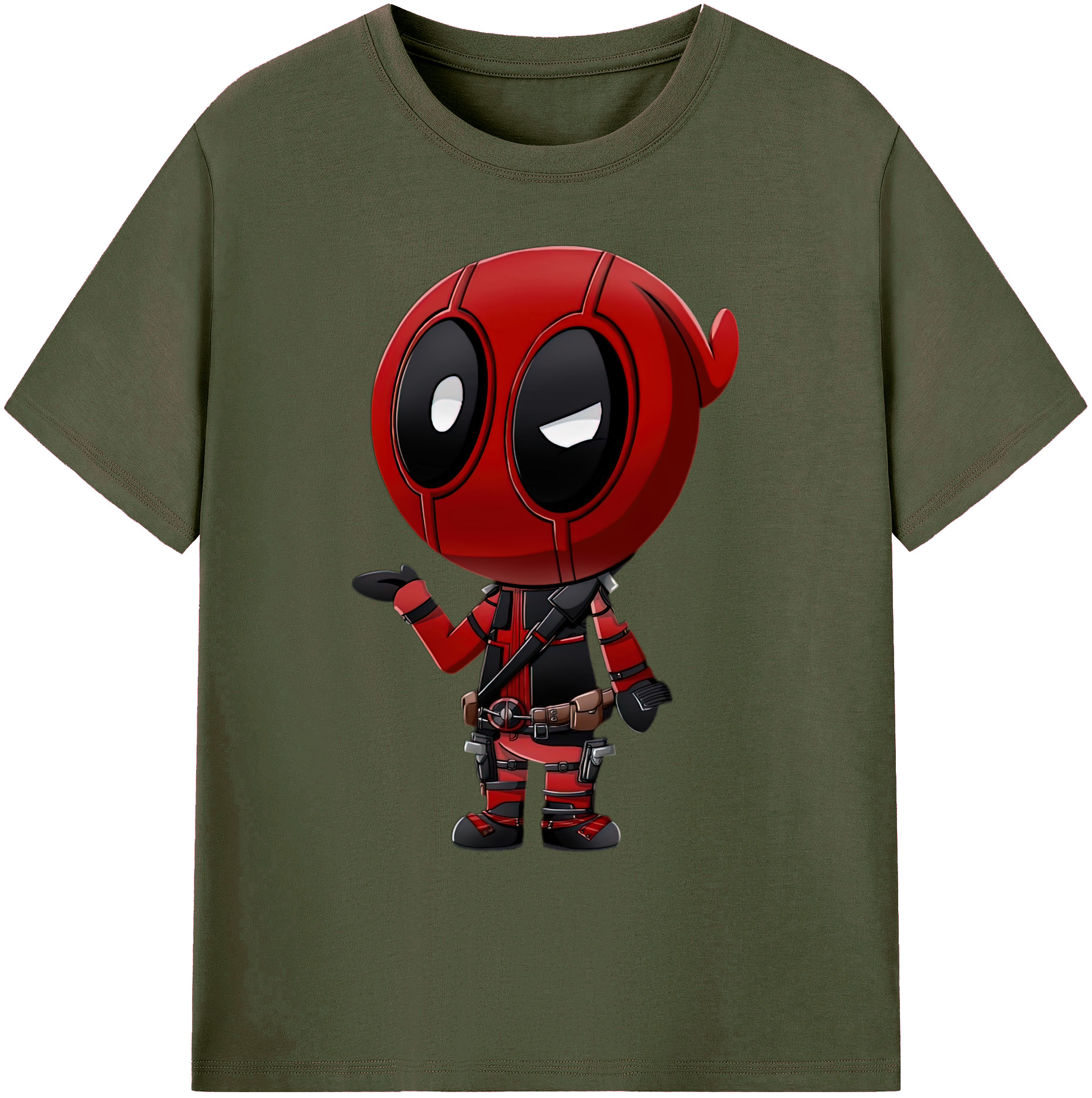 （画像用） Deadpool デッドプール 綿100％ メンズ半袖Tシャツ｜肌触りやわらか＆通気性